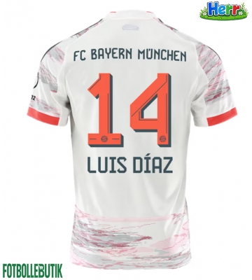 Bayern Munich Luis Diaz #14 Bortatröja 2025-26 Kortärmad